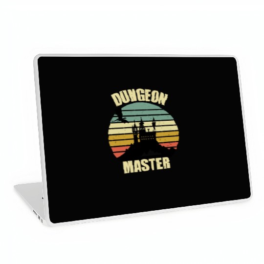 Dungeon Master - Bez I'm DM Smiles Retro Dragon Laptop Skins