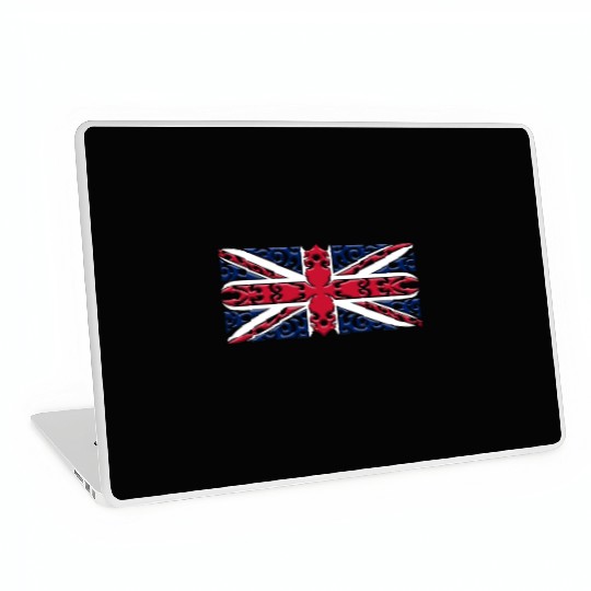 Union Jack British Flag Ornamental Style Laptop Skins