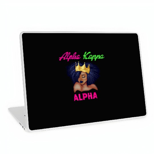 Alpha Kappa AKA Sorority Paraphernalia christmas p Laptop Skins