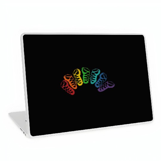 Irish Dance Ghillie Rainbow Laptop Skins