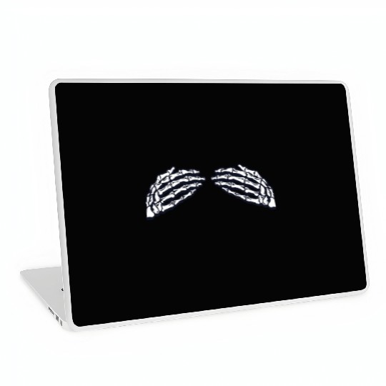 Women's Skeleton Hands Breasts Laptop Skins