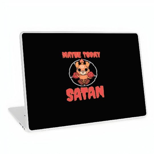 Baphomet Maybe Today Satan Laptop Skins
