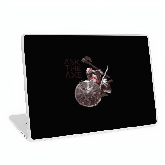 God Of War Ask The Axe Laptop Skins
