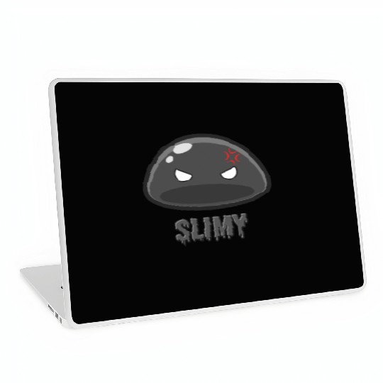 Cute Black Dungeon Slime Monster Weird Anime Laptop Skins