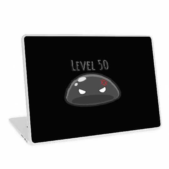 Cute Black Dungeon Slime Monster Weird Anime Laptop Skins