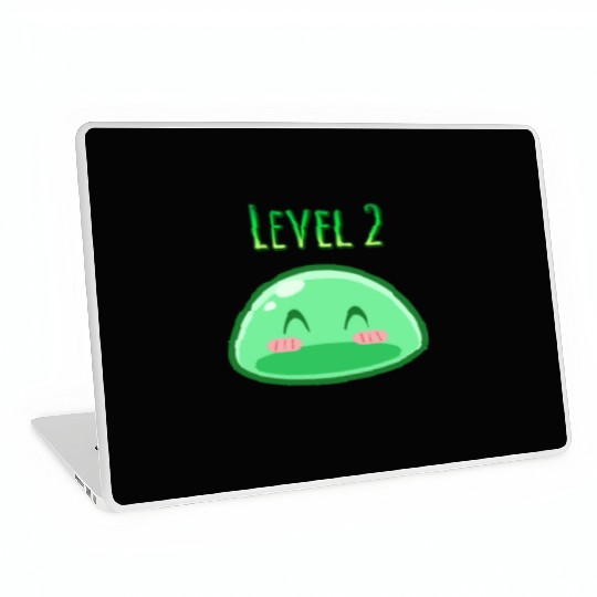 Cute Green Dungeon Slime Monster Weird Anime Laptop Skins
