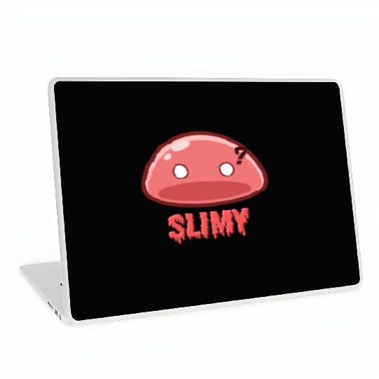 Cute Red Dungeon Slime Monster Weird Anime Laptop Skins