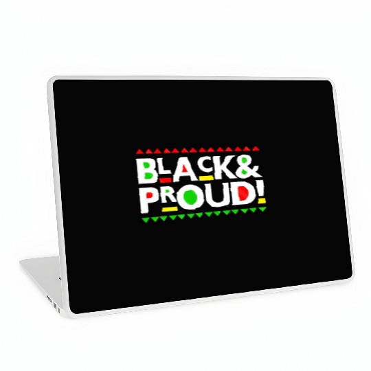 Black and Proud Laptop Skins