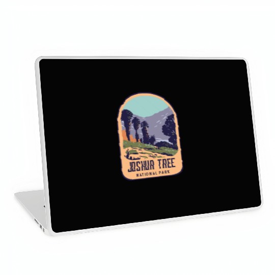 Joshua tree national park retro design Laptop Skins