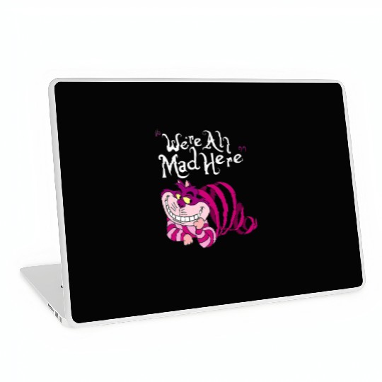 Cheshire Cat Were all Mad Here Cat 1669 Laptop Skins
