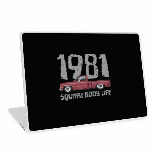 1981 Square Body Life Carmine Laptop Skins