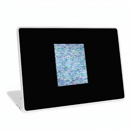 Marble Mosaic in Sapphire and Emerald Laptop Skins