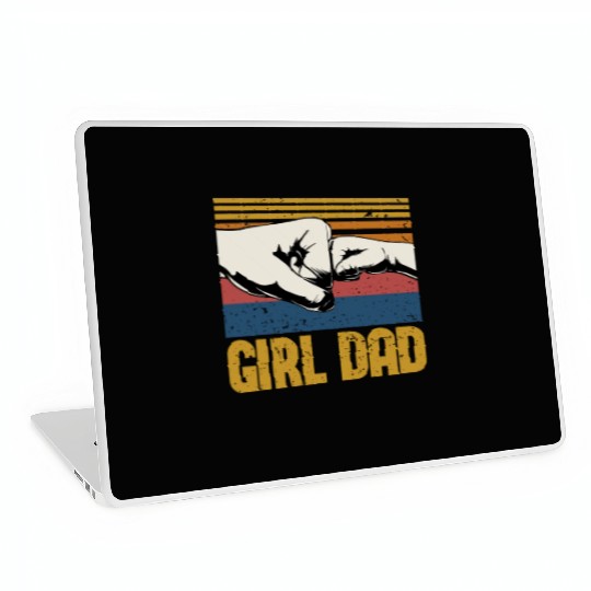 Girl Dad | Father's Day Gift | Dad Gift Laptop Skins