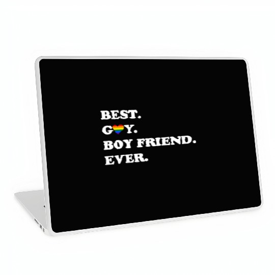 Best Gay Boyfriend Ever Laptop Skins LGBTQ Gay Pride