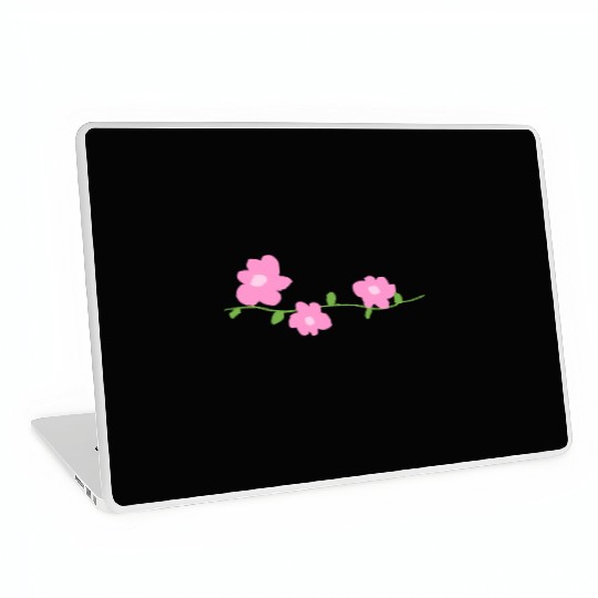 pink flowers plants symbol nature Laptop Skins