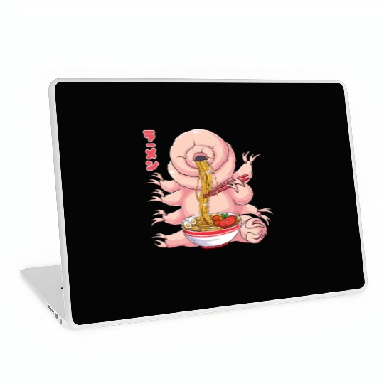 Kawaii Tardigrade Ramen Noodles Japanese Anime Noo Laptop Skins