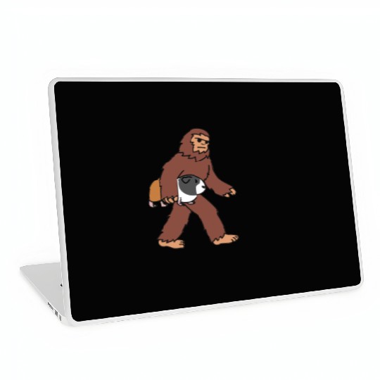Bigfoot Sasquatch Walking Guinea Pig Laptop Skins