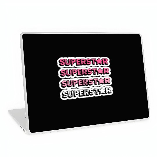 SUPERSTAR!!!!!! (Pink/White Laptop Skins