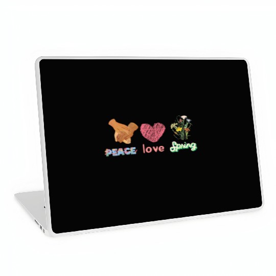 peace, love,summer lover Laptop Skins