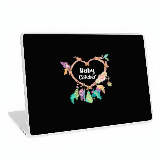 Baby Catcher Midwife Dreamcatcher Doula Laptop Skins