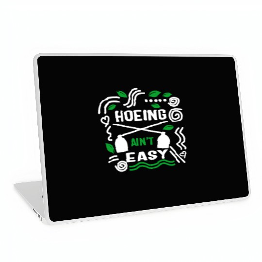 Vegetable Hoeing Laptop Skins, Hoeing Ain't Easy,