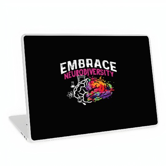 Embrace Neurodiversity Psychiatrist Gift Laptop Skins
