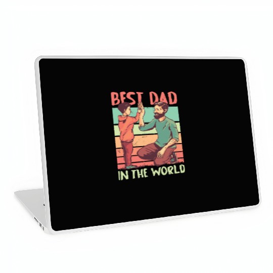 Funny Dad Daddy Best Dad Father Fun Lovers Laptop Skins