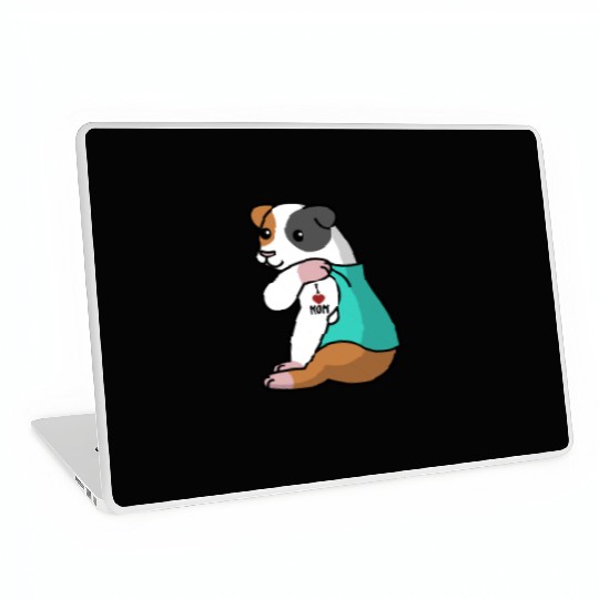 I Love Mom Tattoo Guinea Pig Laptop Skins