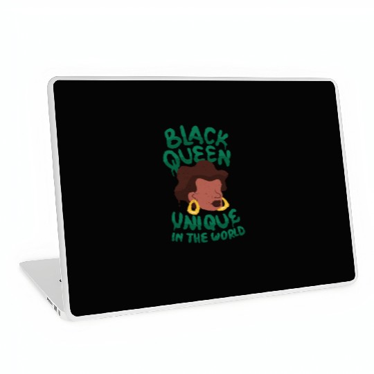 Black unique in the world Queen Black queen unique Laptop Skins