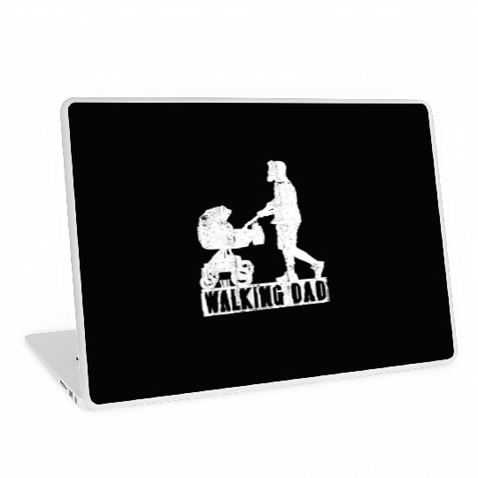The walking dad Laptop Skins