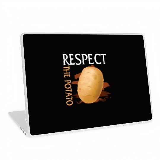 Potato Vegetable Laptop Skins, Respect The Potato Laptop Skins,