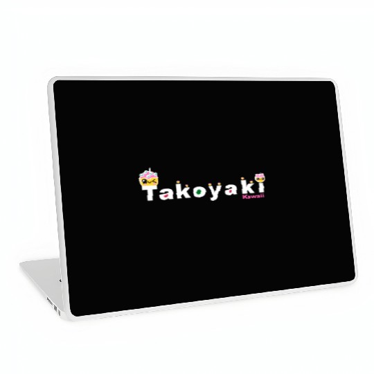 Kawaii Takoyaki Cute Japanese Food Vintage Design Laptop Skins