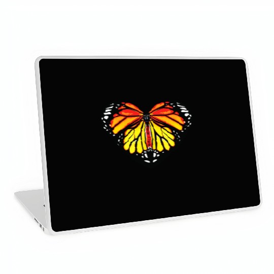 Monarch Butterfly Heart Mom Butterfly Lover Mom Laptop Skins