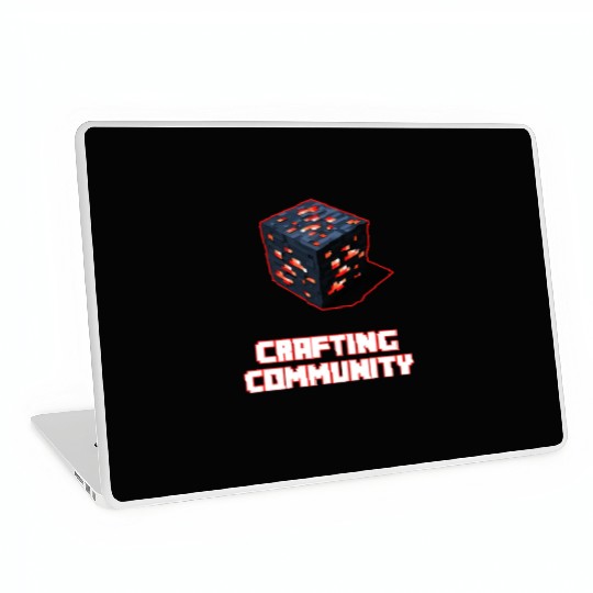 Crafting Community white & red Laptop Skins