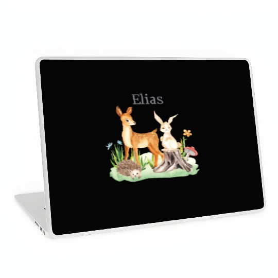 Forest Animal Forest Animal Deer Rabbit Hedgehog Laptop Skins