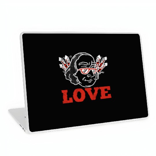Love America Washington USA Flag 4th Of July Laptop Skins