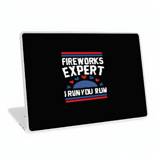 Fireworks Expert I Run you Run Laptop Skins