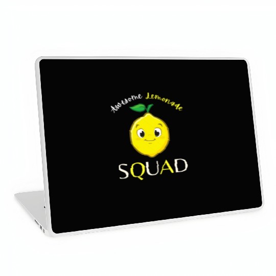 Awesome Lemonade Squad Lemon Lovers For Summer Laptop Skins