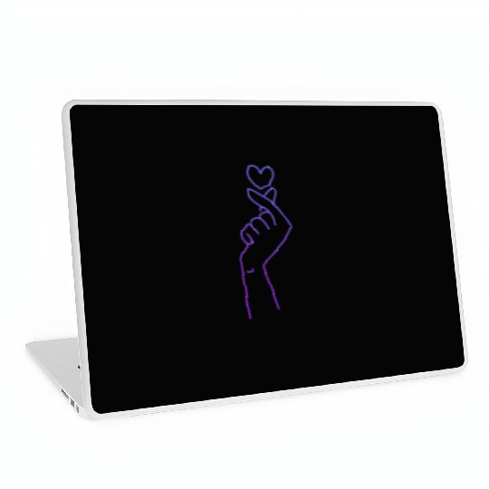 Finger Heart Pocket K-Pop K-Drama Laptop Skins