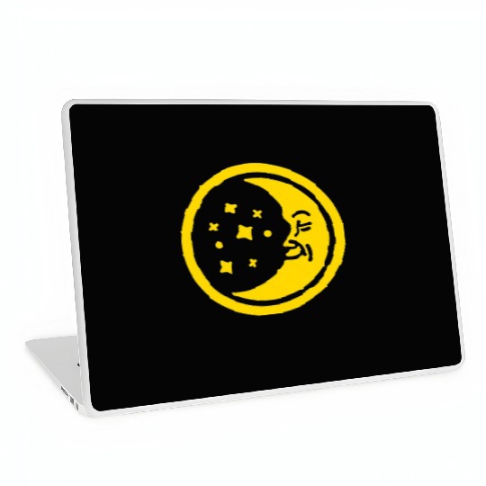Happy Moon Laptop Skins