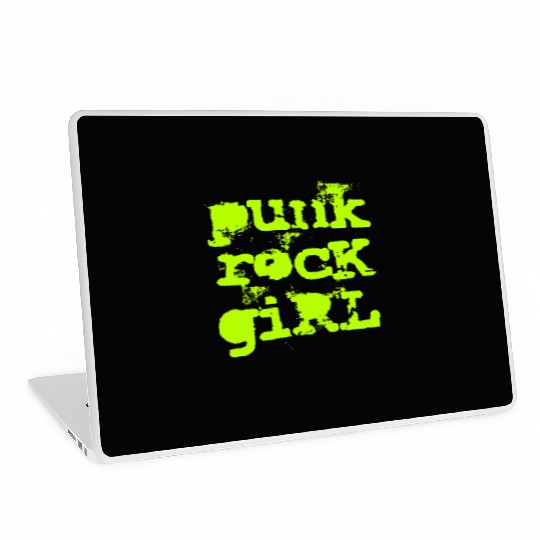 Punk Rock Girl Laptop Skins