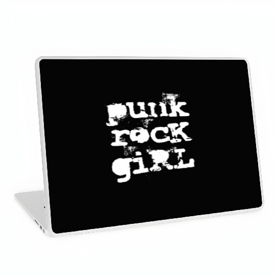 Punk Rock Girl Laptop Skins
