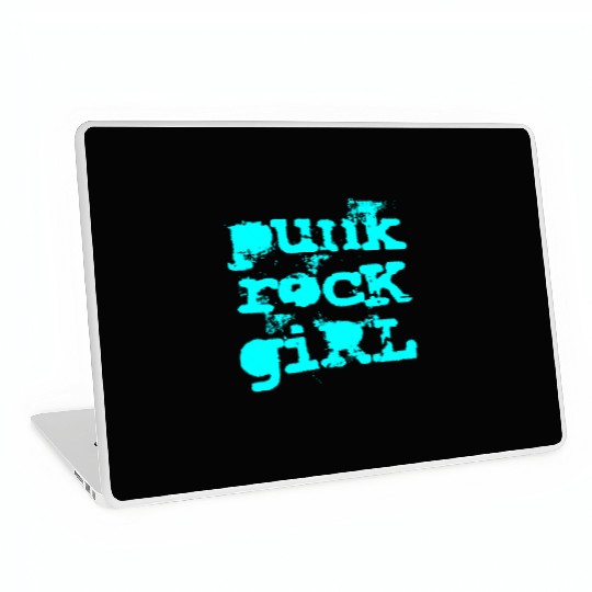 Punk Rock Girl Laptop Skins