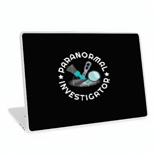 Ghost Hunting Paranormal Investigator Laptop Skins