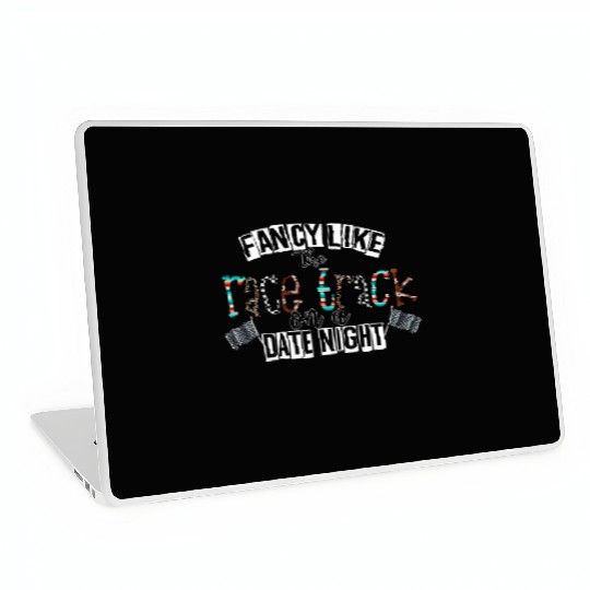 Fancy Like The Race Track On a Date Night Laptop Skins