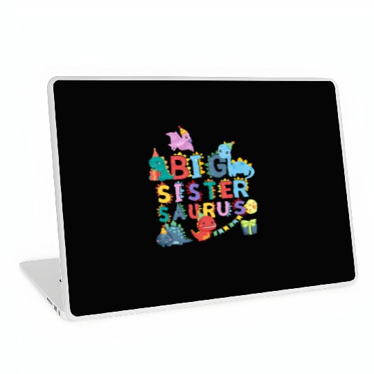 Big sister Saurus | Rawr Dinosaur Laptop Skins | Family