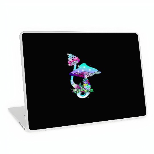 Magic Mushrooms Eye Psychedelic Art Laptop Skins