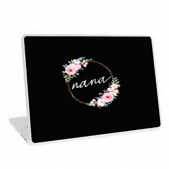 Nana Gardener Cute Flowers Gardening Grandma Laptop Skins