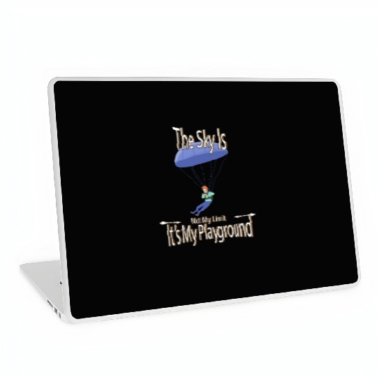 The Sky Is My Playground Skydive Funny Cute Laptop Skins