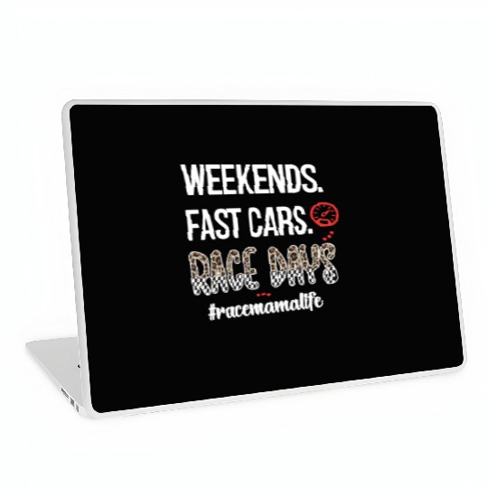 Race Mama Life Racing Mom Racing Mother Gifts Laptop Skins